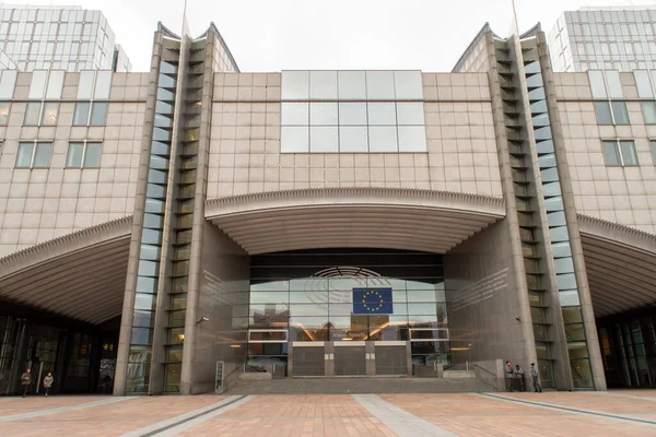 Bruxelas Bélgica Janeiro 2019 Edifício Parlamento Europeu Bruxelas Janeiro 2019 — Fotografia de Stock