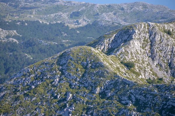 Horvátország Biokovo Nemzeti Park Csúcs Tiszta Táj Panoráma Kilátás — Stock Fotó
