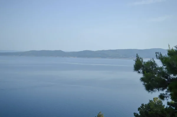 亚得里亚海海岸克罗地亚达尔马提亚的Makarska Riviera — 图库照片
