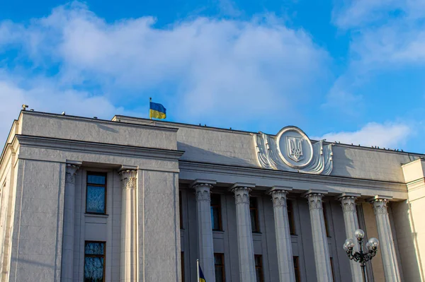 Kyiv Ukraine January 2020 Verkhovna Rada Building Parliament House Hrushevsky — 图库照片