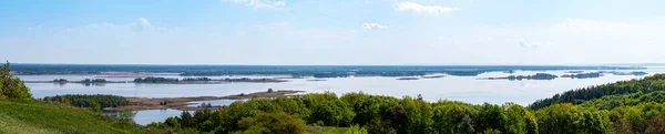 Panorama Rio Dnieper Início Primavera — Fotografia de Stock