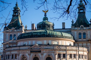 SLOVAKIA, SPISSKA NOVA VES - 28 Aralık 2024: Spisk divadlo, 1957 yılında Slovakya 'nın Spisska Nova Ves kentinde kurulan profesyonel tiyatro.