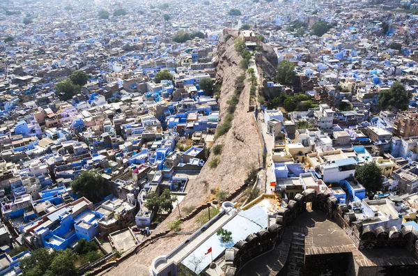 Jodhpur den blå staden i Rajasthan stat, Indien — Stockfoto