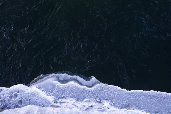 Ice sheet in river, Russia — Stock Photo, Image