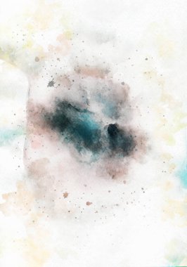 Soyut arkaplan, kağıt dokusu üzerine dökülen suluboya 