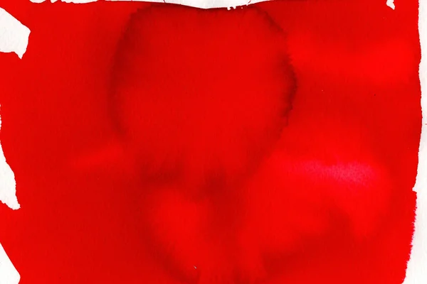 Aquarela Textura Papel Fundo Assustador Abstrato Tons Vermelhos — Fotografia de Stock