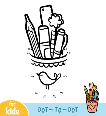 Sayı oyunu, eğitim nokta-nokta oyun, çocuklar için okul aksesuar cam ayarla