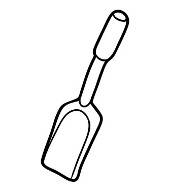 Çocuklar için boyama kitabı, kürek