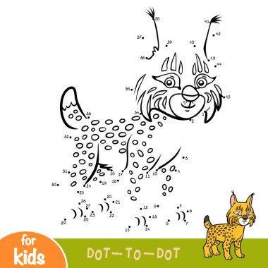 Sayı oyunu, çocuklar, Lynx için eğitim nokta-nokta oyun