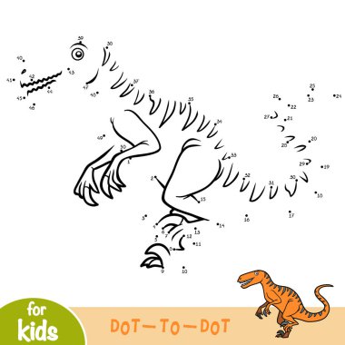 Sayı oyunu, çocuklar, Deinonychus için eğitim nokta-nokta oyun