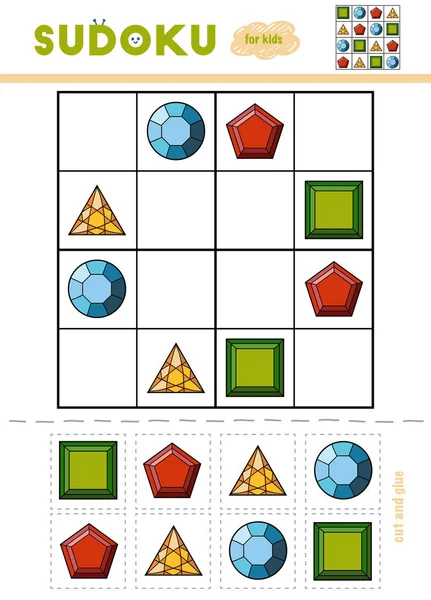 Sudoku para crianças jogo de educação conjunto de números de