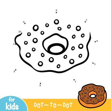 Sayı oyunu, çocuklar, Donut için eğitim nokta-nokta oyun