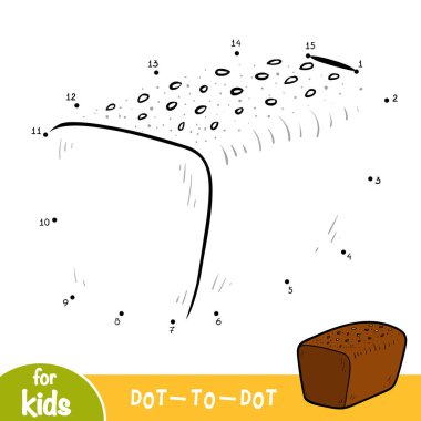 Sayı oyunu, çocuklar, ekmek için eğitim nokta-nokta oyun