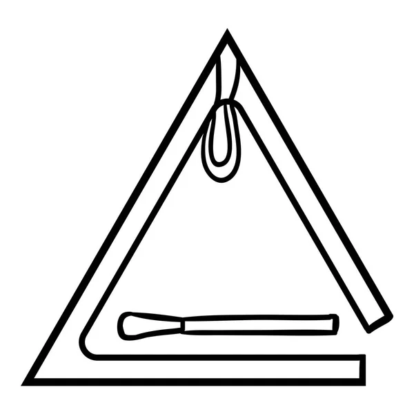 三角形の子供のための塗り絵 — ストックベクタ