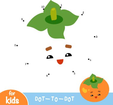 Sayı oyunu, çocuklar, Trabzon hurması için eğitim nokta-nokta oyun