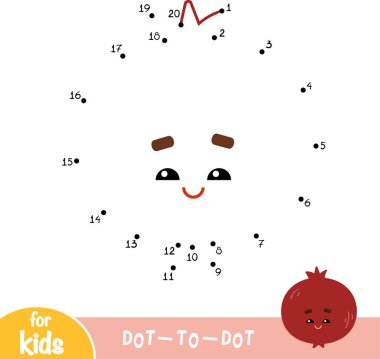 Sayı oyunu, çocuklar, nar için eğitim nokta-nokta oyun