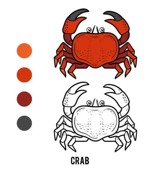 Crab Coloring Book For Kids: Perfect Cute Crabs Coloring Books for boys,  girls, and kids of ages 4-6, 4-12 a book by Salf Dill