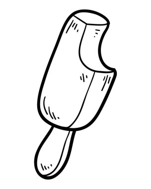 Eskimo pasta, çocuklar için boyama kitabı