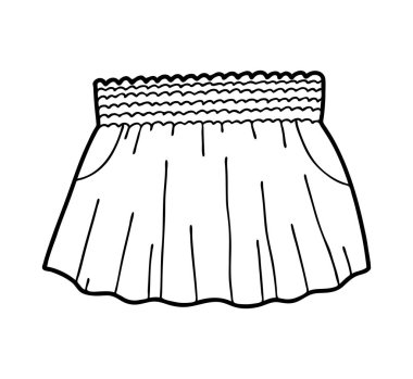 Boyama kitabı, etek