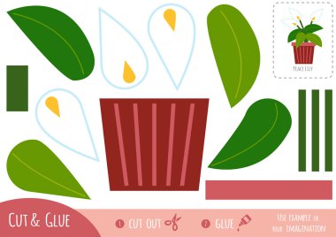 Eğitim kağıt oyun çocuklar için barış nilüfer