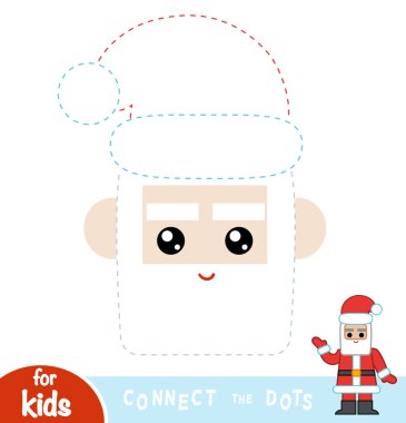 Çocuklar için Noel Baba oyun noktaları Birleştir