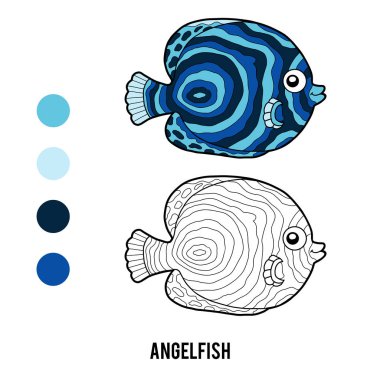 Boyama kitabı, Angelfish