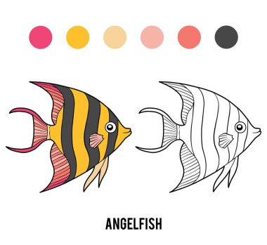 Boyama kitabı, Angelfish