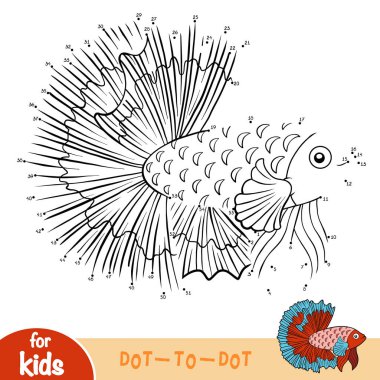 Sayılar oyunu, çocuklar için eğitim oyunu, Balıkla savaşan Siyam