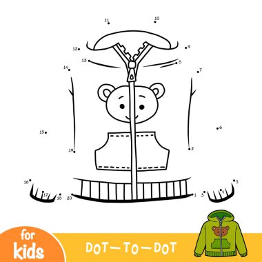 Sayılar oyunu, eğitim nokta oyunu nokta, ayı ile hoody