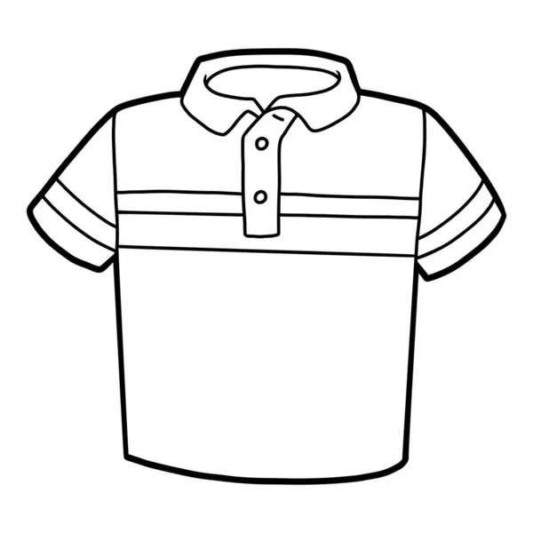 Kifestőkönyv, Polo T-shirt — Stock Vector