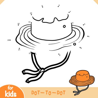 Sayılar oyunu, eğitim nokta nokta oyun, Kova balıkçı şapka