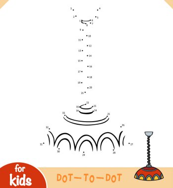 Numaralar oyunu, çocuklar için eğitim oyunu, Pendant Tavan Işığı