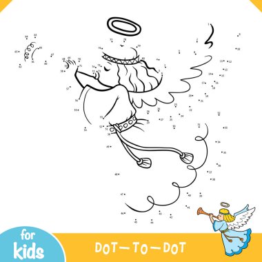 Numaralar oyunu, çocuklar için eğitim oyunu, Angel.