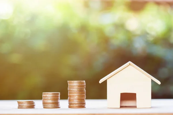 Inwestycji Nieruchomości Kredyt Mieszkaniowy Kredyt Hipoteczny Dom Rezydenta Koncepcja Finansowych — Zdjęcie stockowe