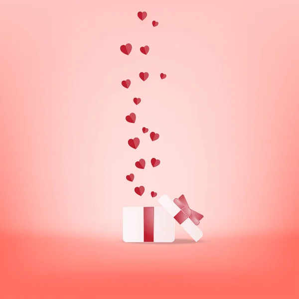 Creativo Feliz Día San Valentín Postal Vector Ilustración Oferta Venta — Vector de stock