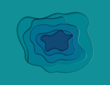 Arka plan stili kesilmiş kağıt. 