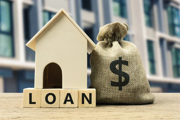 Home loan, mortgage, home insurance, financial mortgage for hous — Stock Photo, Image