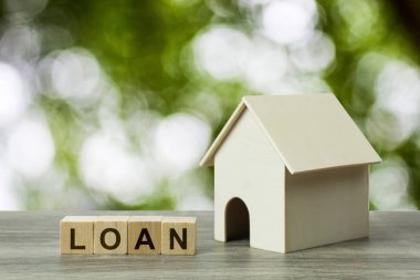 Ev kredisi, ipotek için iş ve finansal mülkiyet kavramı,