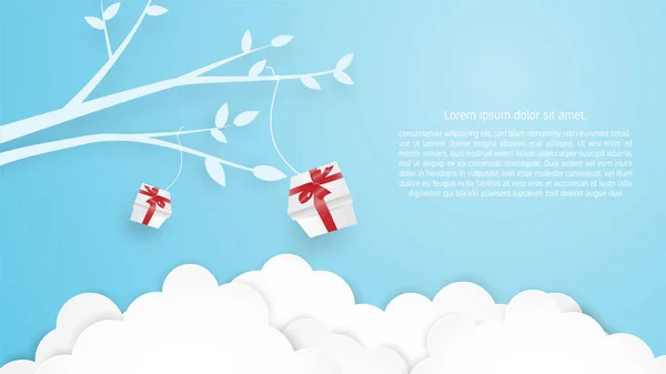 Birthday, Christmas, Greeting card, Celebration concept backgrou