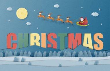 Kağıt kesim tarzında Noel kutlaması geçmişi. Noel Baba