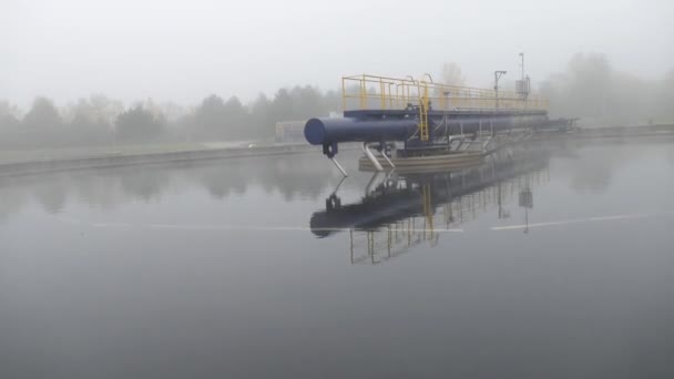 废水处理厂 沉淀池 — 图库视频影像