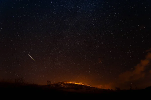 Perseid meteor yağmuru çöl bölgesinde