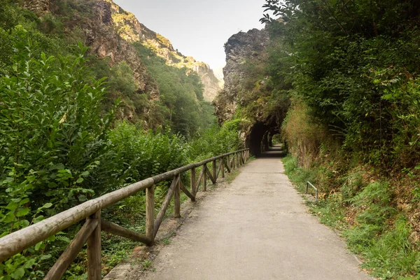 İspanya 'nın doğasındaki tünel.