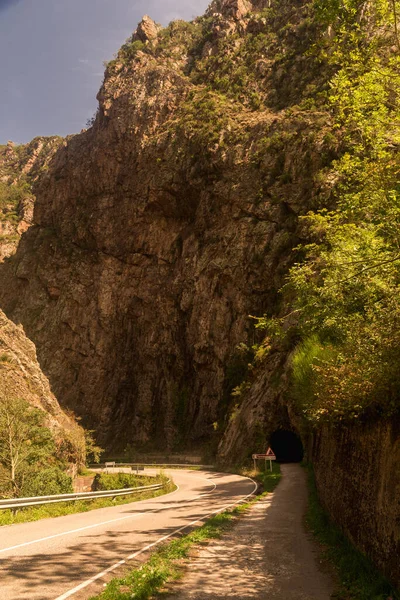 İspanya 'nın doğasındaki patika yolu.