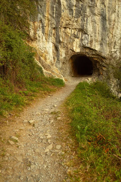 Tunnel Mountain Track Spain — Stock Photo, Image