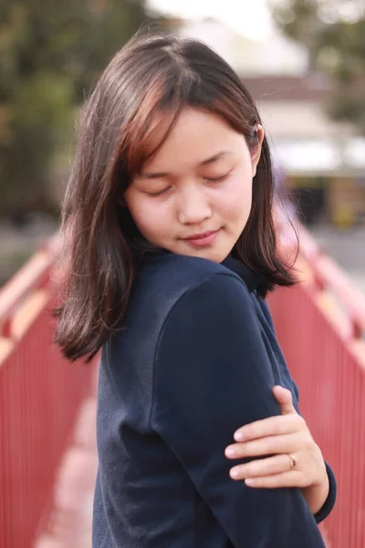 Portrait Beautiful Young Woman — Stock Photo, Image