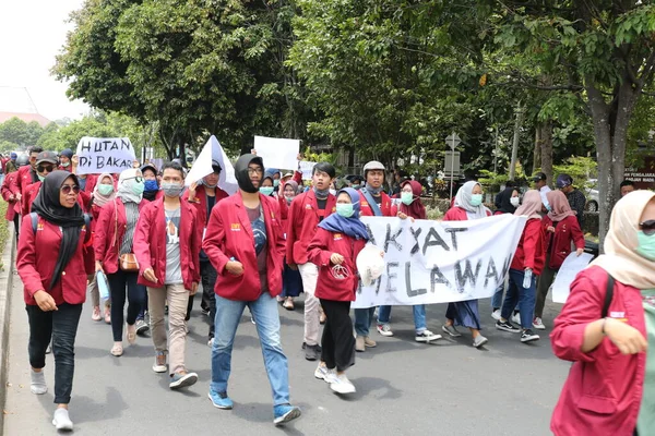 September 2019 Gejayan Indonesië Gejayan Roeping Indonesisch Gejayan Memanggil Vredesdemonstratie — Stockfoto