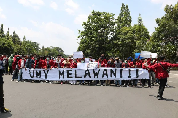 Setembro 2019 Gejayan Indonésia Manifestação Paz Gejayan Calling Indonésio Gejayan — Fotografia de Stock