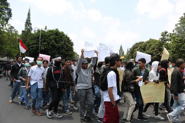 September 2019 Gejayan Indonesien Der Friedensdemonstration Gejayan Calling Indonesisch Gejayan — Stockfoto
