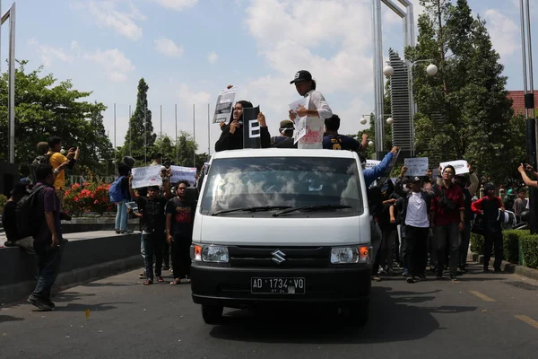 September 2019 Gejayan Indonesien Der Friedensdemonstration Gejayan Calling Indonesisch Gejayan — Stockfoto